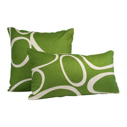 angela adams Lulu Grass Linen Lumbar Pillow - Home Decor