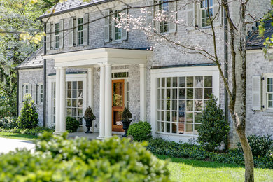 Example of a classic exterior home design in Raleigh