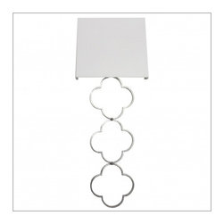Worlds Away Elizabeth Silver Leaf Wall Sconce - Wall Sconces