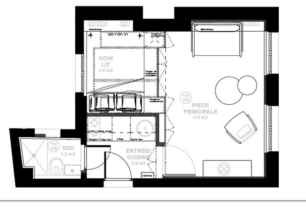 Rénovation complète d'un appartement de 17 m2