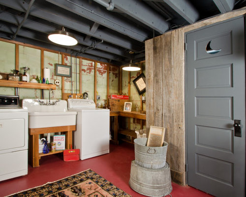 Eclectic Laundry Room Design Ideas, Remodels & Photos