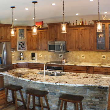Rustic Finishes Reveal Hidden Storage Solutions