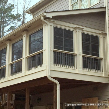 EzeBreezeWindows.com 2nd Story Eze-Breeze Room on Deck