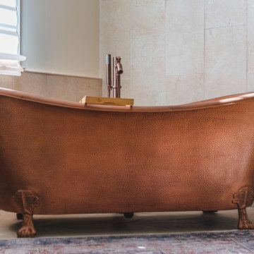 Stunning Copper Bathroom Project - Reston