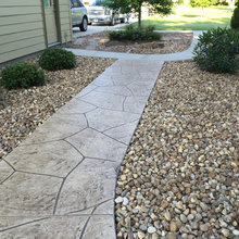 Concrete patio