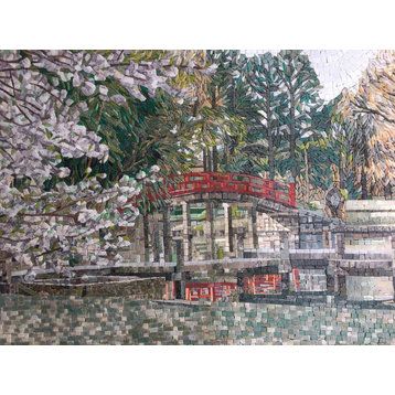 Japanese Scenery -  Mosaic Art
