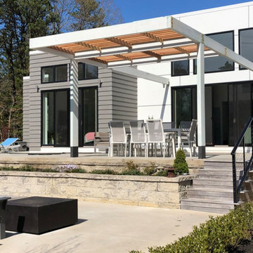 Modern Pergola Design, Miller Place, NY