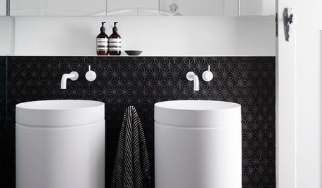 Photothèque : 47 salles de bains voient la déco en noir et blanc