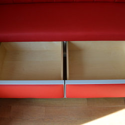 Kitchen Corner Bench Red - Dining Benches
