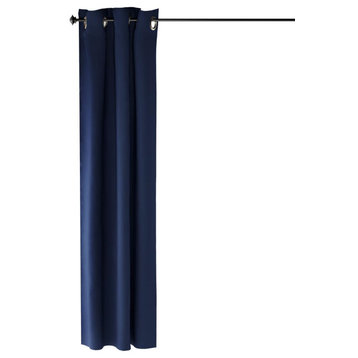 Furinno Collins Blackout Curtain 42x84" 1 Panel, Dark Blue