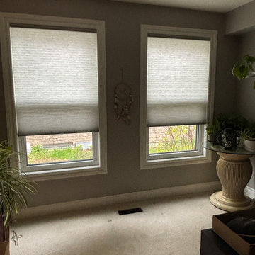Top-Down Bottom-Up Honeycomb Shades & Blackout Solutions – Multi-Room