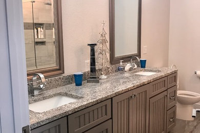 Example of a transitional home design design in Other