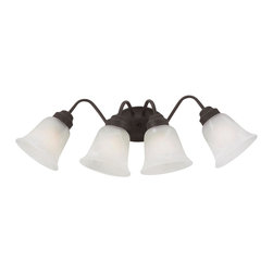 Trans Globe Lighting - Trans Globe Lighting Mission Indoor Oil Rubbed Bronze Four-Light Vanity Light - Bathroom Vanity Lighting
