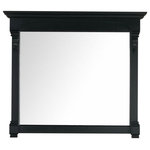 James Martin Vanities - Brookfield 47.25" Mirror, Antique Black, Antique Black - The Brookfield mirror collection by James Martin Vanities is the perfect meeting of modern and traditional styles. Hand carved accenting filigrees showcase superior craftsmanship while clean lines make this mirror a piece that will compliment any room. Available in 26", 39.5", and 47.25" sizes and a choice of five beautiful finishes: Antique Black, Cottage White, Burnished Mahogany, Country Oak, or Warm Cherry.