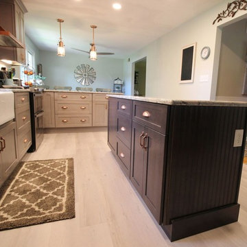 Gray and Copper Kitchen Remodel