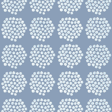 Blue Puketti Peel & Stick Wallpaper, Bolt