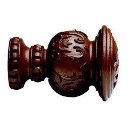 Kirsch 2 Inch Wood Trends Reign Finial - Window Treatment Accessories