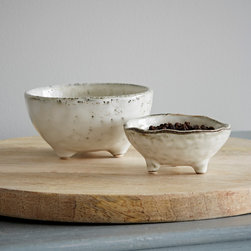 Nordic Sand Set of Two Dipping Bowls by Broste - Bowls