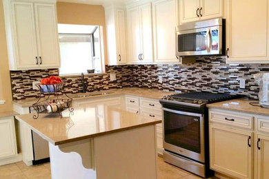Inspiration for a transitional kitchen remodel in Other
