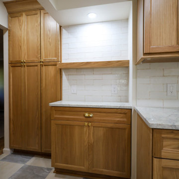 From Ordinary to Extraordinary: White Oak & Quartz Kitchen Renovation
