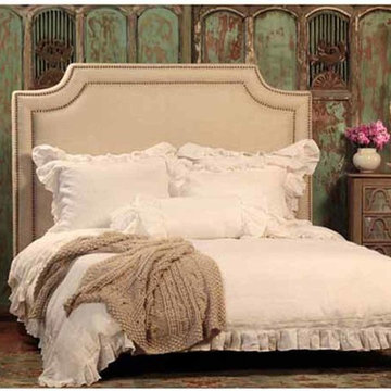 Urban France Collection | Tufted Upholstered Panel Headboard