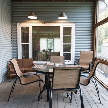 Rustic Grey & Wood Decking