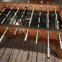 Zenith Teak Pool/Conversion and Foosball - Game Tables
