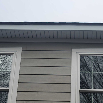 Stucco remediation with siding and windows installation, sheathing replacement