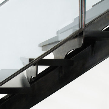 Edward Durell Stone Residence Stairs & handrail