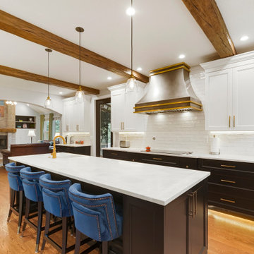 South Sheridan Way - Two-Tone Kitchen