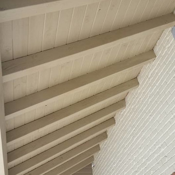 Outdoor Porch Detail Beams