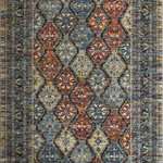 Rugs America - Rugs America Jarden JR30A Transitional Vintage Shaker Area Rugs, 5'x7' - Rich colors help create the show-stopping motif on this transitional rug. A classic border, giving the design formality and structure, frames geometric shapes. Power-loomed, it boats a half-inch, hi-lo pile. A gorgeous decor piece for any room in your home, this polypropylene and polyester accessory has a soft touch and can be the foundation for a stylish space. Features