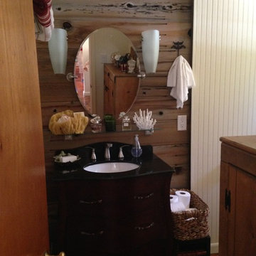 Rustic Chic Cabin Kitchen and Bath