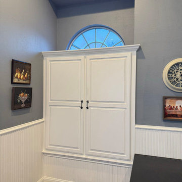 Interior Cabinet Window Half Round