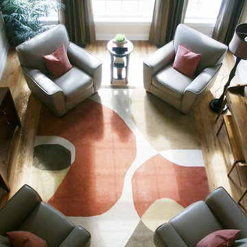 St. louis New Home Interior Design: Living Room