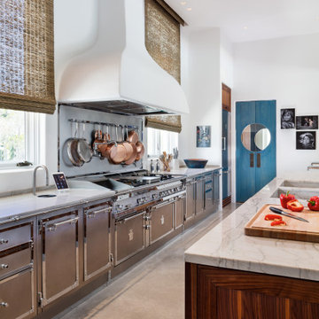 Officine Gullo | Stainless Steel & Polished Chrome Kitchen