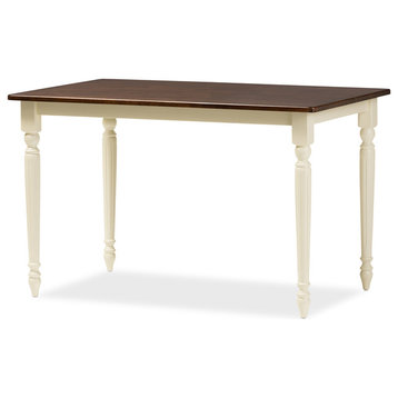 Napoleon French Country Cottage Wood Dining Table