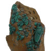 Chinese Shou Shan Stone Green Cicada Display Figure