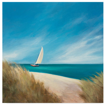 Julia Purinton 'Sunday Sail' Canvas Art, 18"x18"