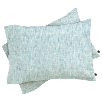 Deny Designs Holli Zollinger Linen Acid Wash Pillow Shams, Queen