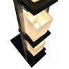 Escalier Floor Lamp - 61", Espresso & Brushed Nickel, On/Off Switch