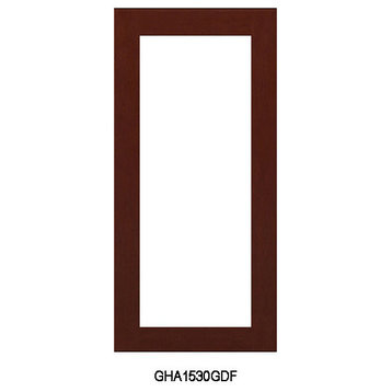 Sagehill Designs LDA1530GDF Lakewood 11-5/8" x 26-5/8" Glass Door - Cabernet