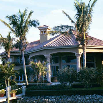 Sanctuary Bay overlooking Fullerton island and the Jupiter Inlet