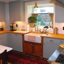 Gray Cabinet Kitchen
