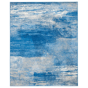 Safavieh Adirondack Collection ADR112 Rug, Silver/Blue, 9'x12'