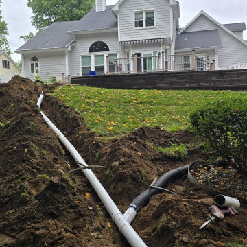 French Drain Installation - Clifton Park, NY