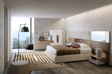 Ispirazione per una camera da letto minimalista