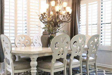 Inspiration for a dining room in Jacksonville.