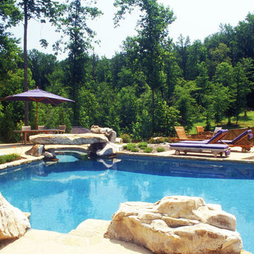 Oak Ridge Pool with diving rock
