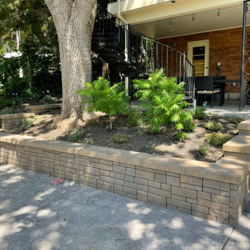 The Avenues Redesign and Retaining Wall Install